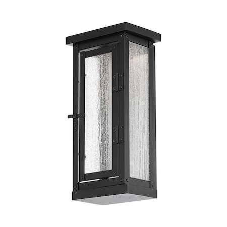 Dweled Eliot 14in LED Indoor and Outdoor Wall Light 3000K in Black WS-W371